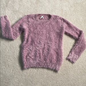 Pink Fuzzy Sweater